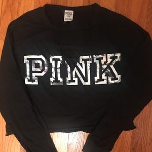 Crop Top with Cut Out Low V Neck